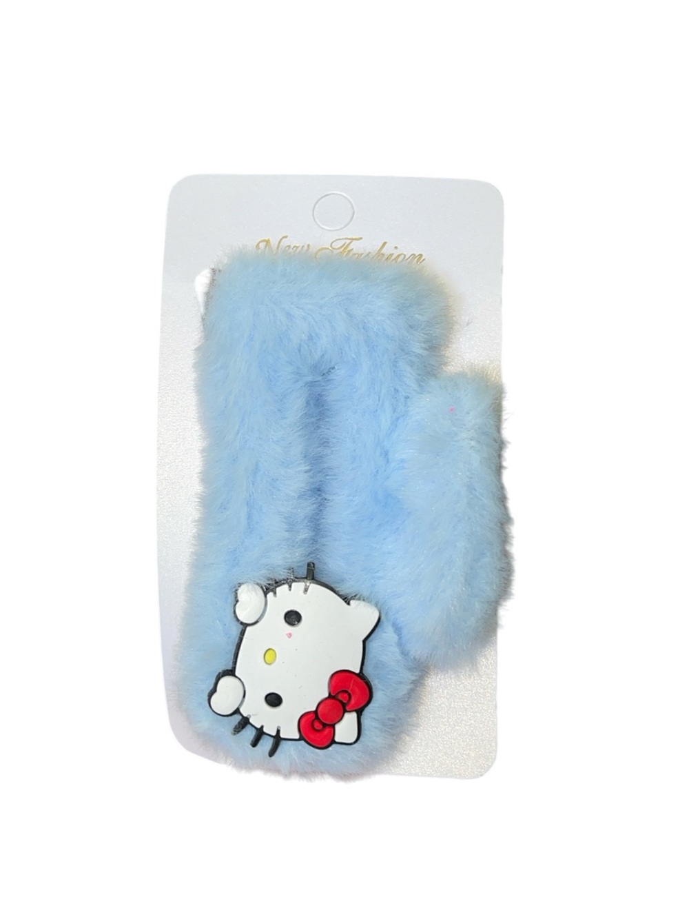 HELLO KITTY 3D FUZZY HAIR CLAW CLIPS